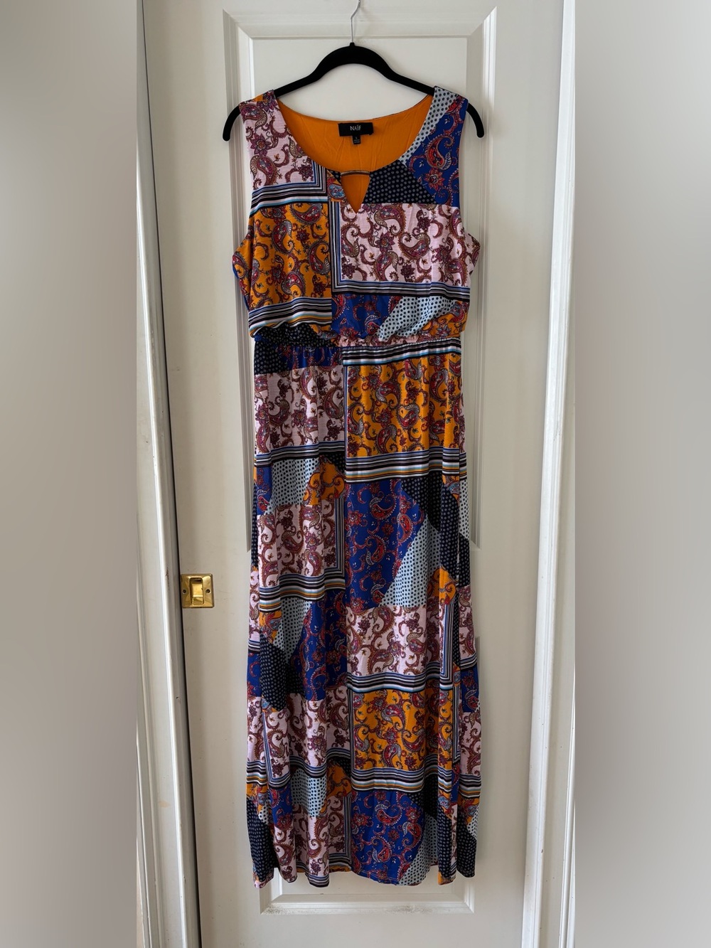 Naif Paisley Bohemian Patchwork Maxi Skirt - Multi Large